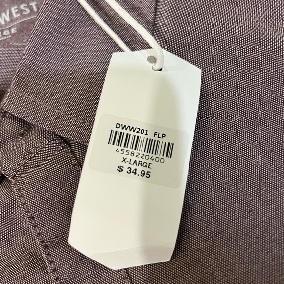 Departwest Oxford Stretch Button Down Shirt - Picture 9 of 12